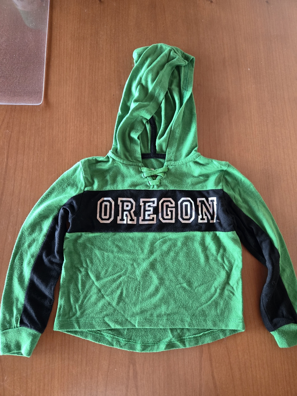Oregon Ducks Toddler Longsleeve With Hood